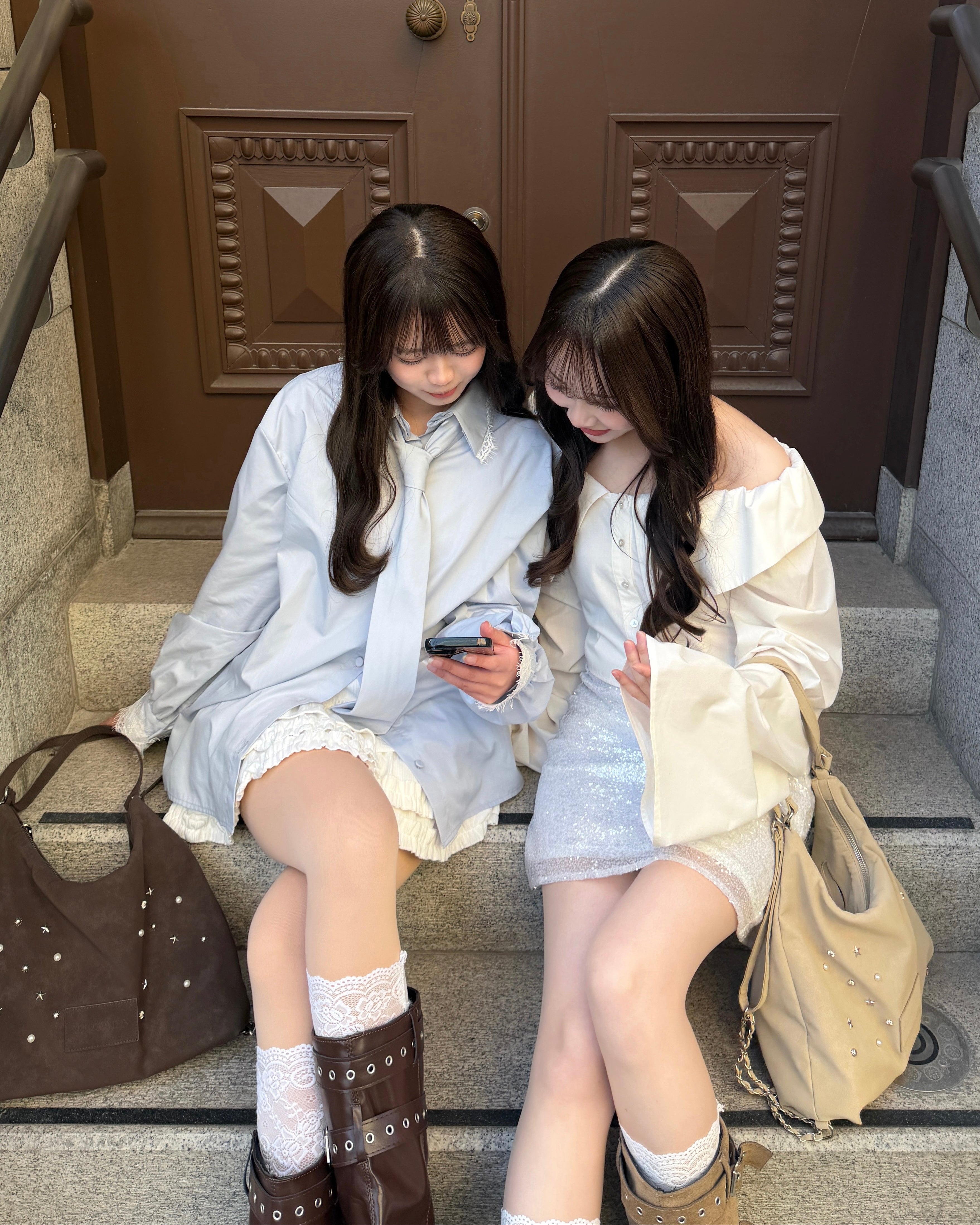 2wayオフショルギャザースリーブブラウス