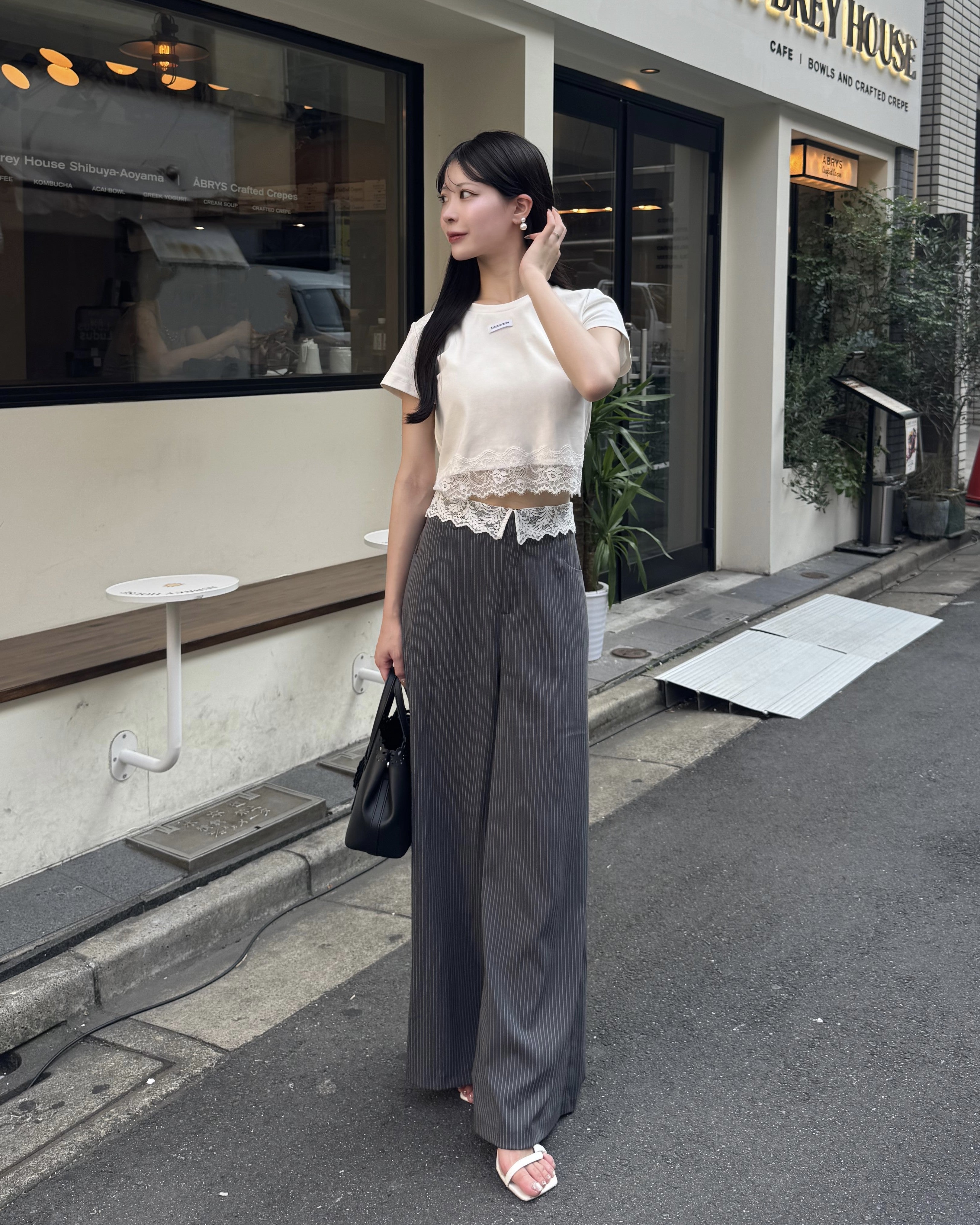 【一部予約】レースヘムＴシャツ