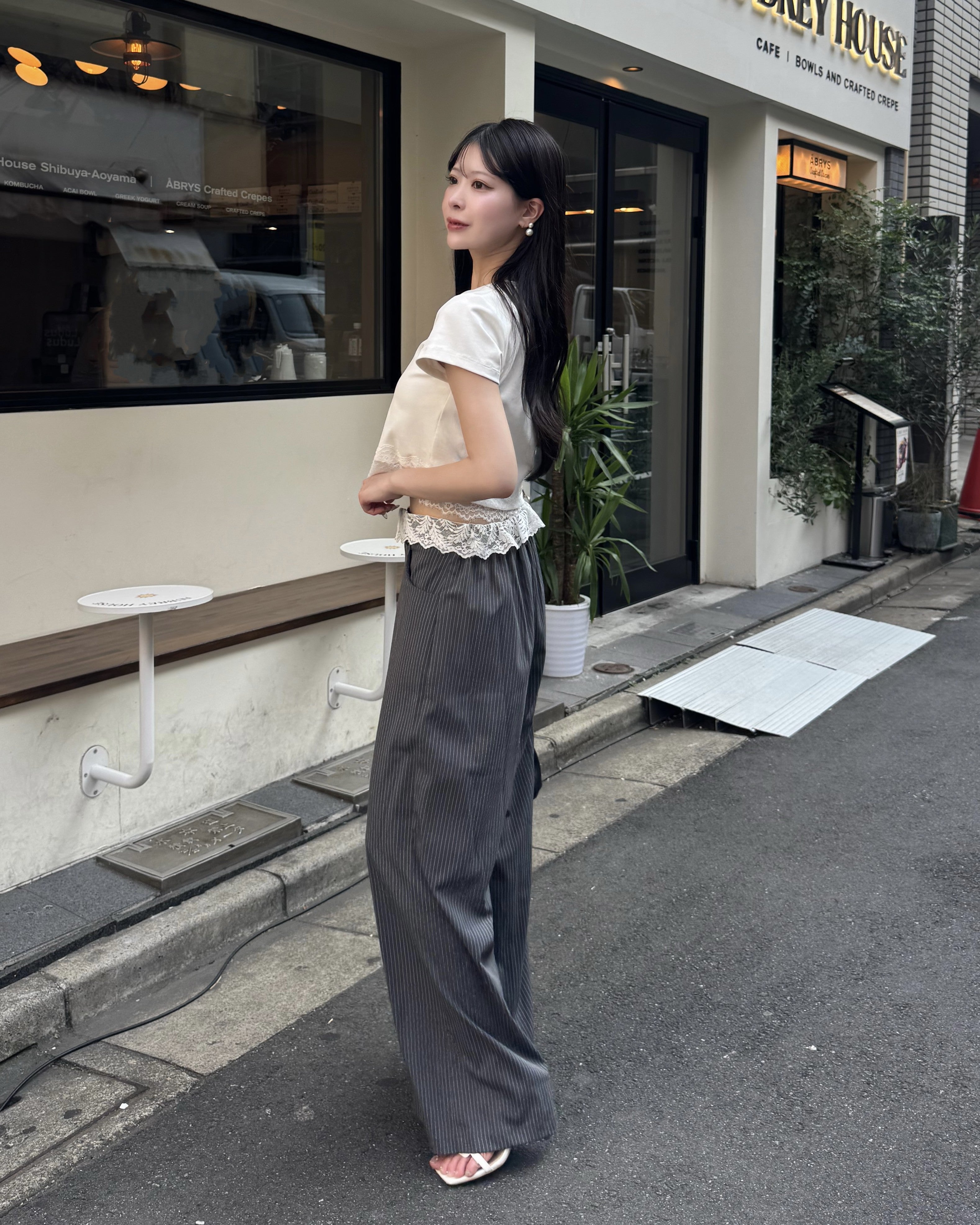 【一部予約】レースヘムＴシャツ