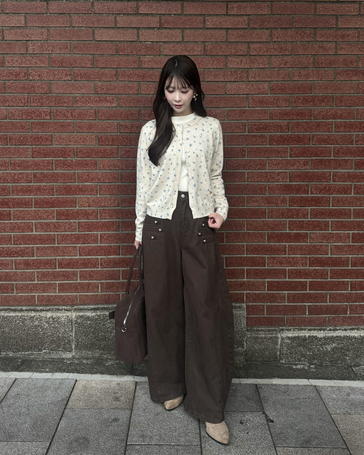 ナポレオンバレルレッグデニムパンツ