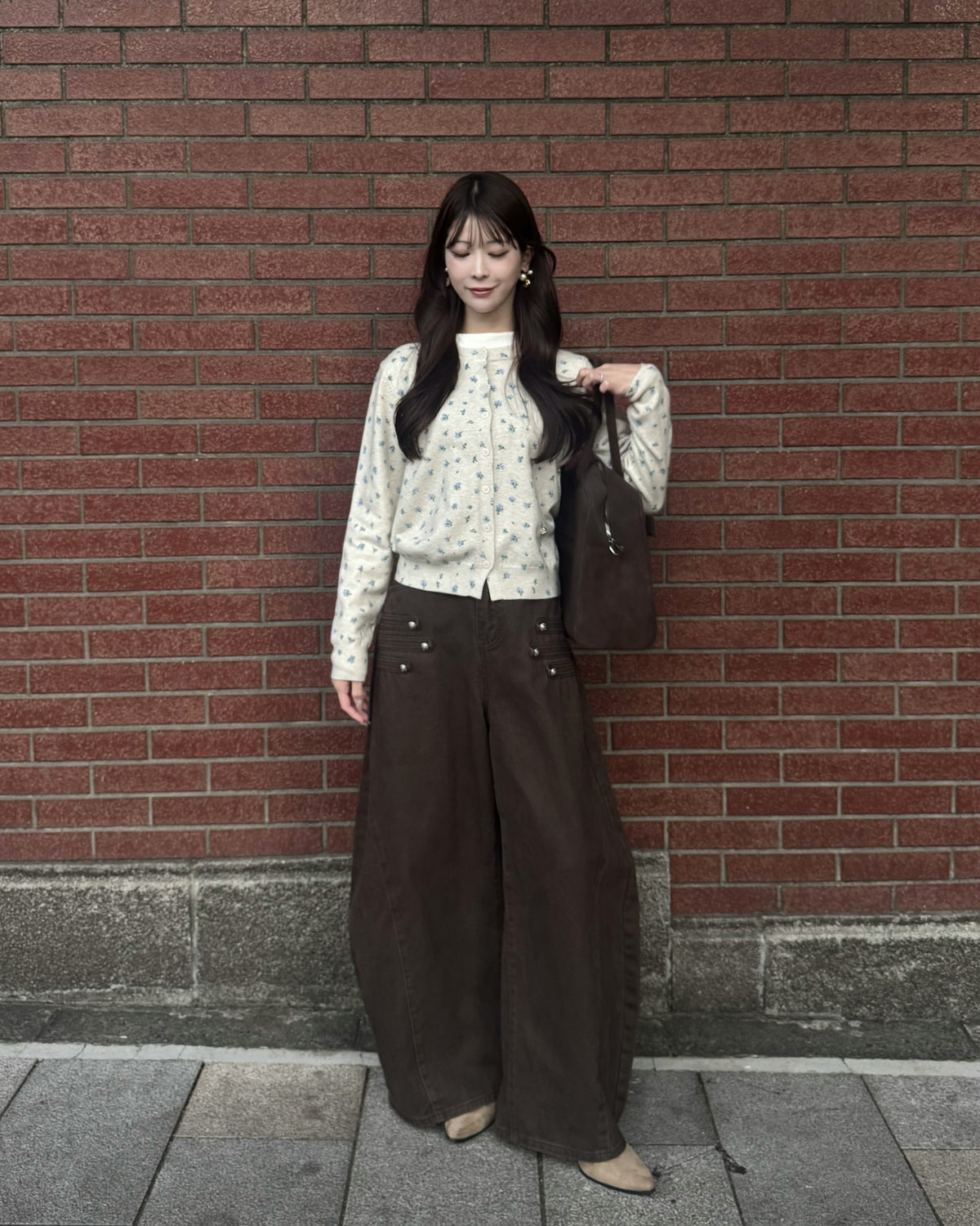 ナポレオンバレルレッグデニムパンツ