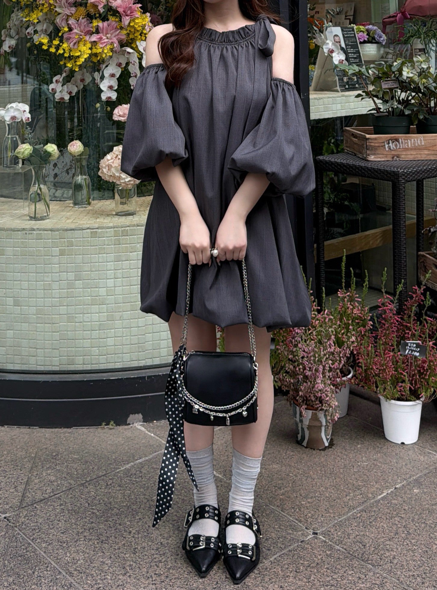 【予約】マルチウェイホルターネックワンピース