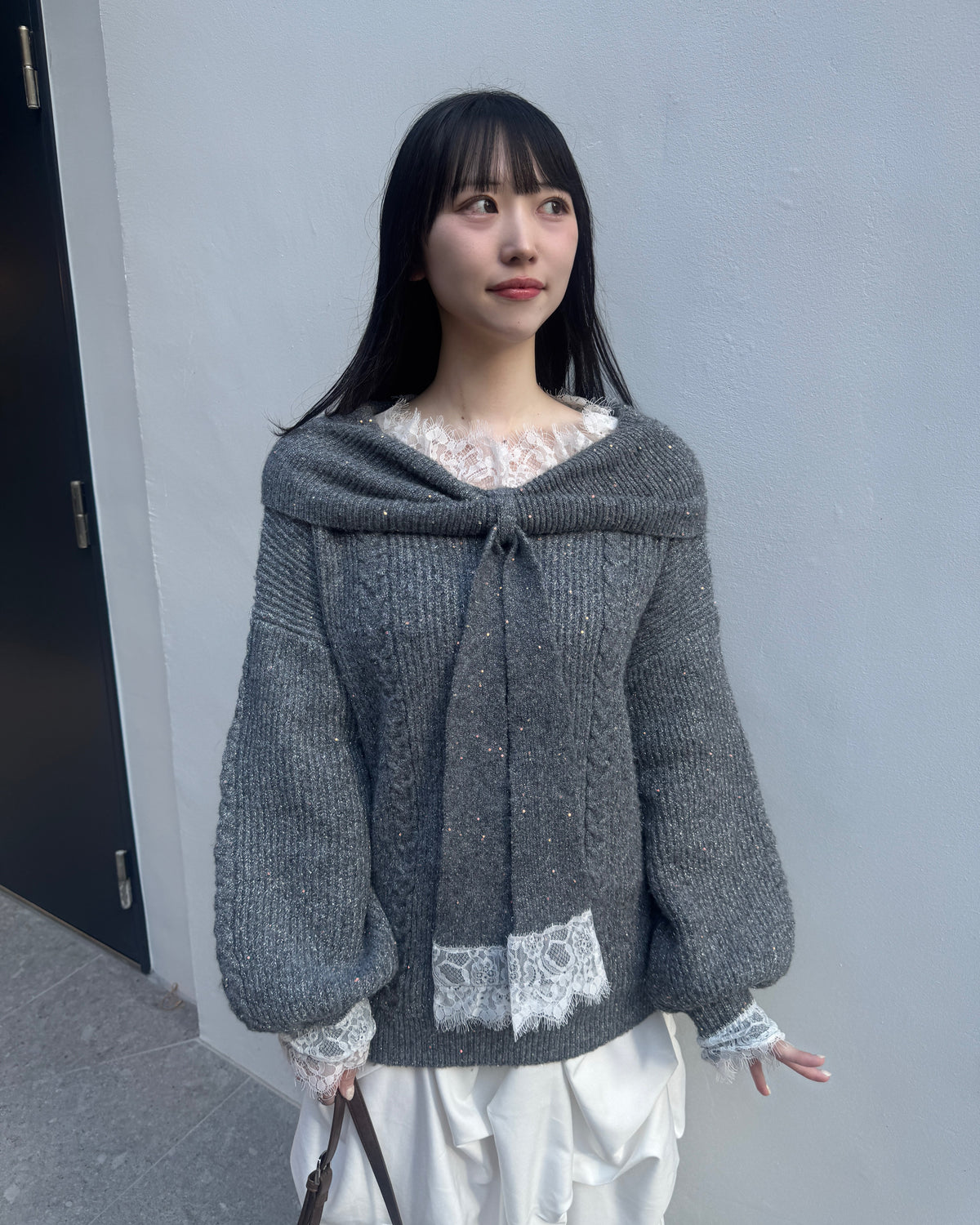 肩を隠しても着用可能◎
