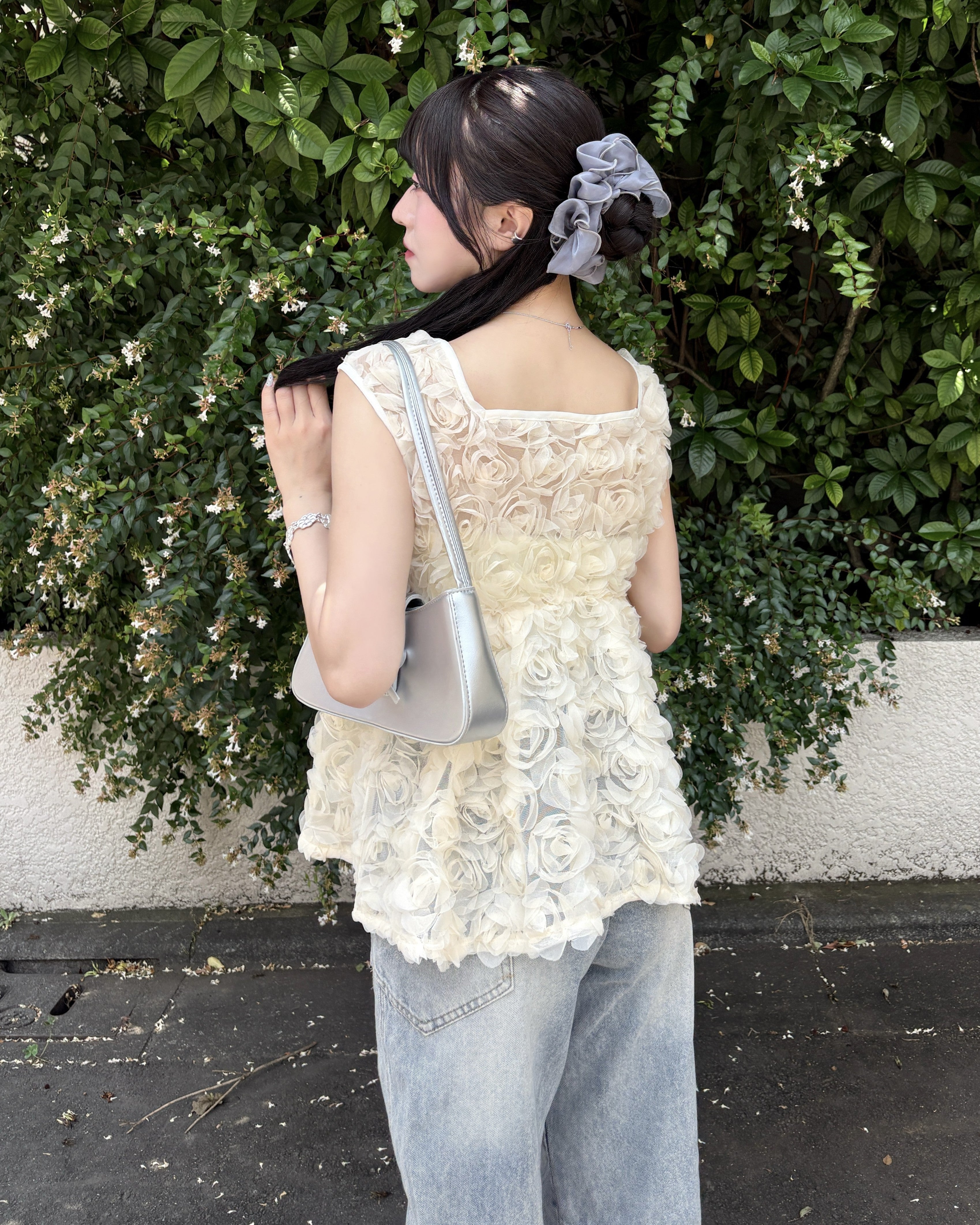 model:157cm/アイボリー
