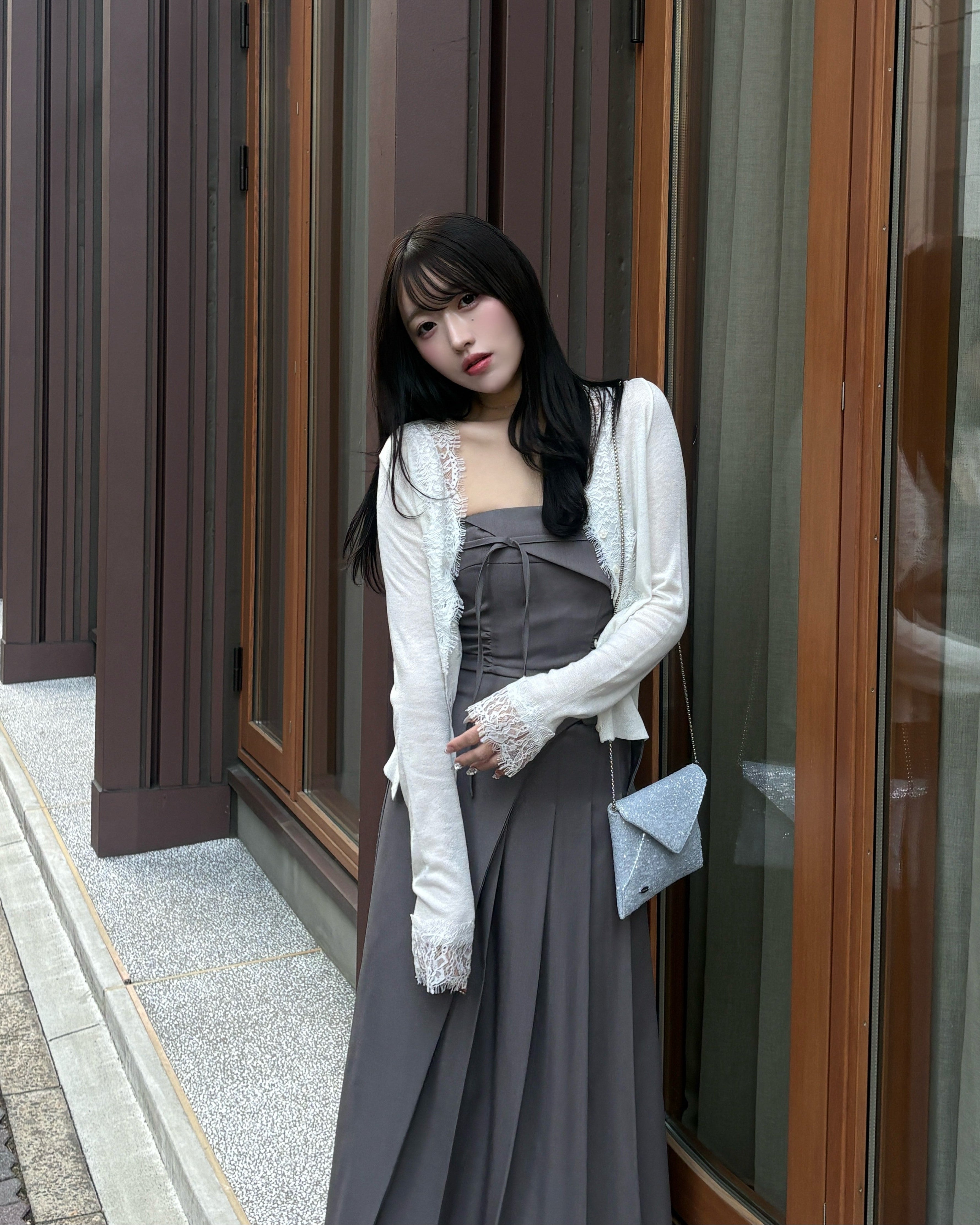 ビスチェプリーツスカートセットアップ