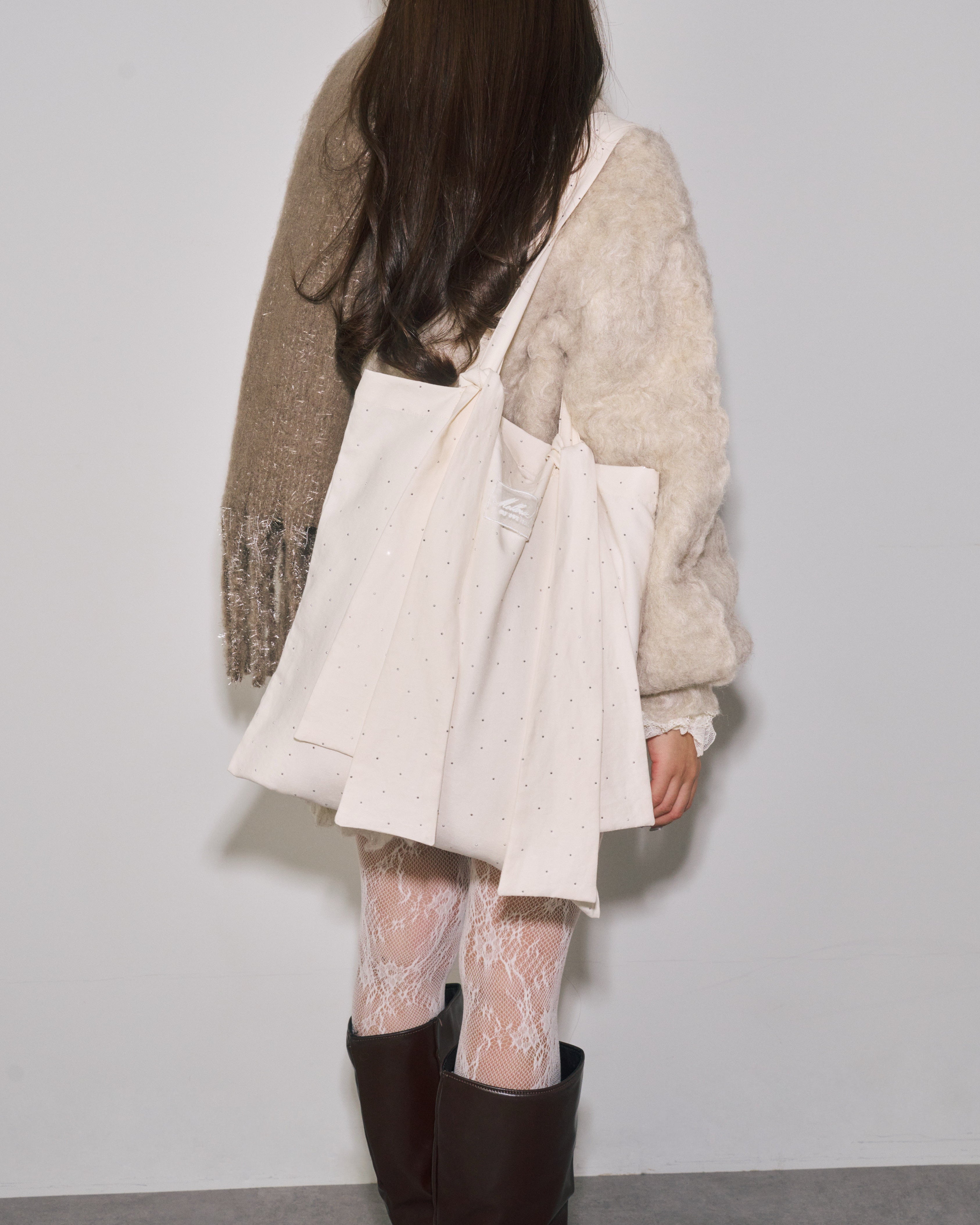 【予約】マルチウェイビジューリボントートバッグ