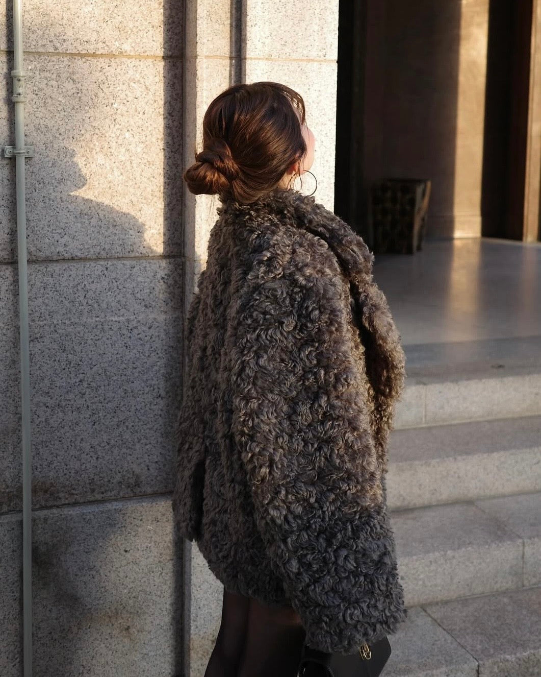 poodle jacket coat
