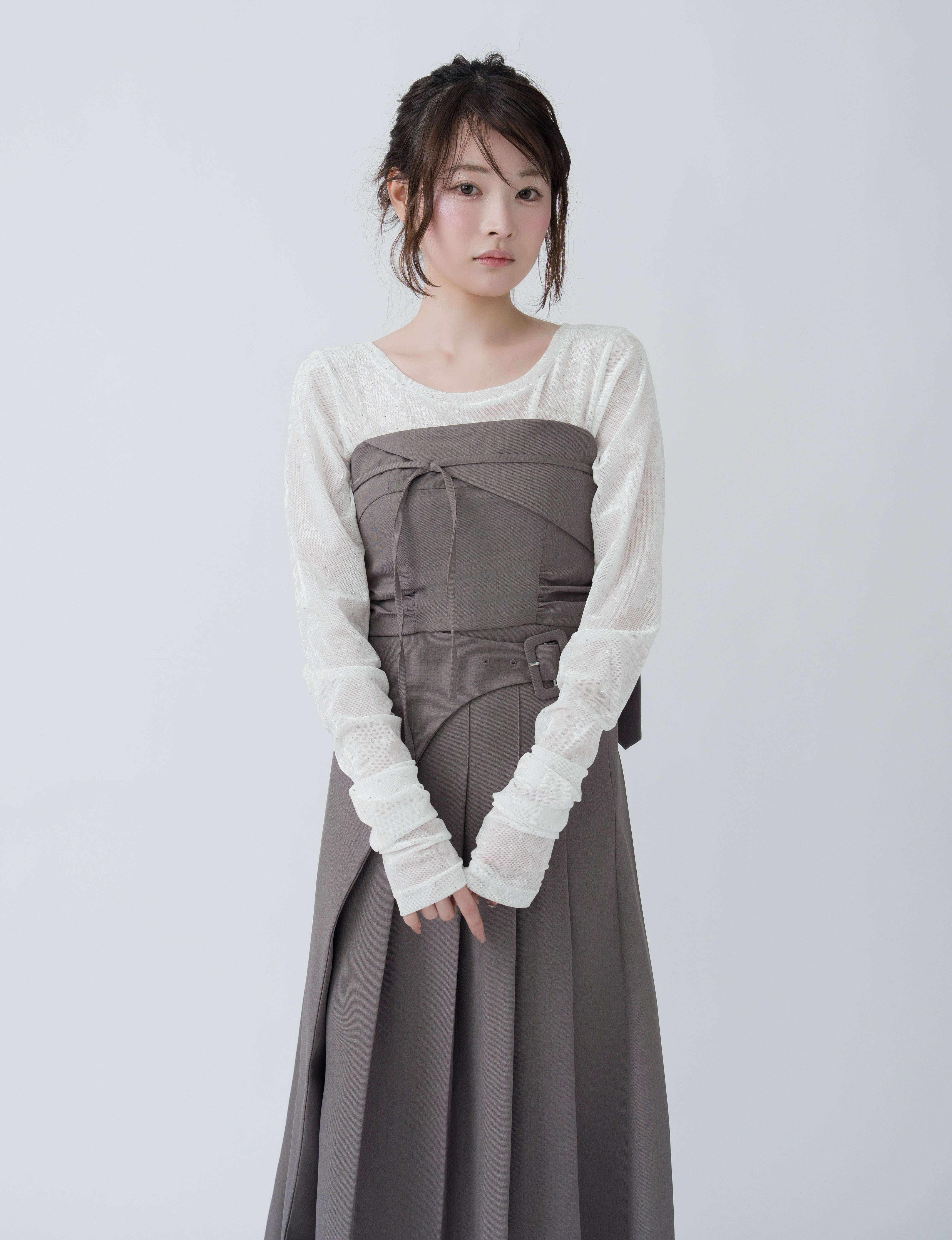 ビスチェプリーツスカートセットアップ