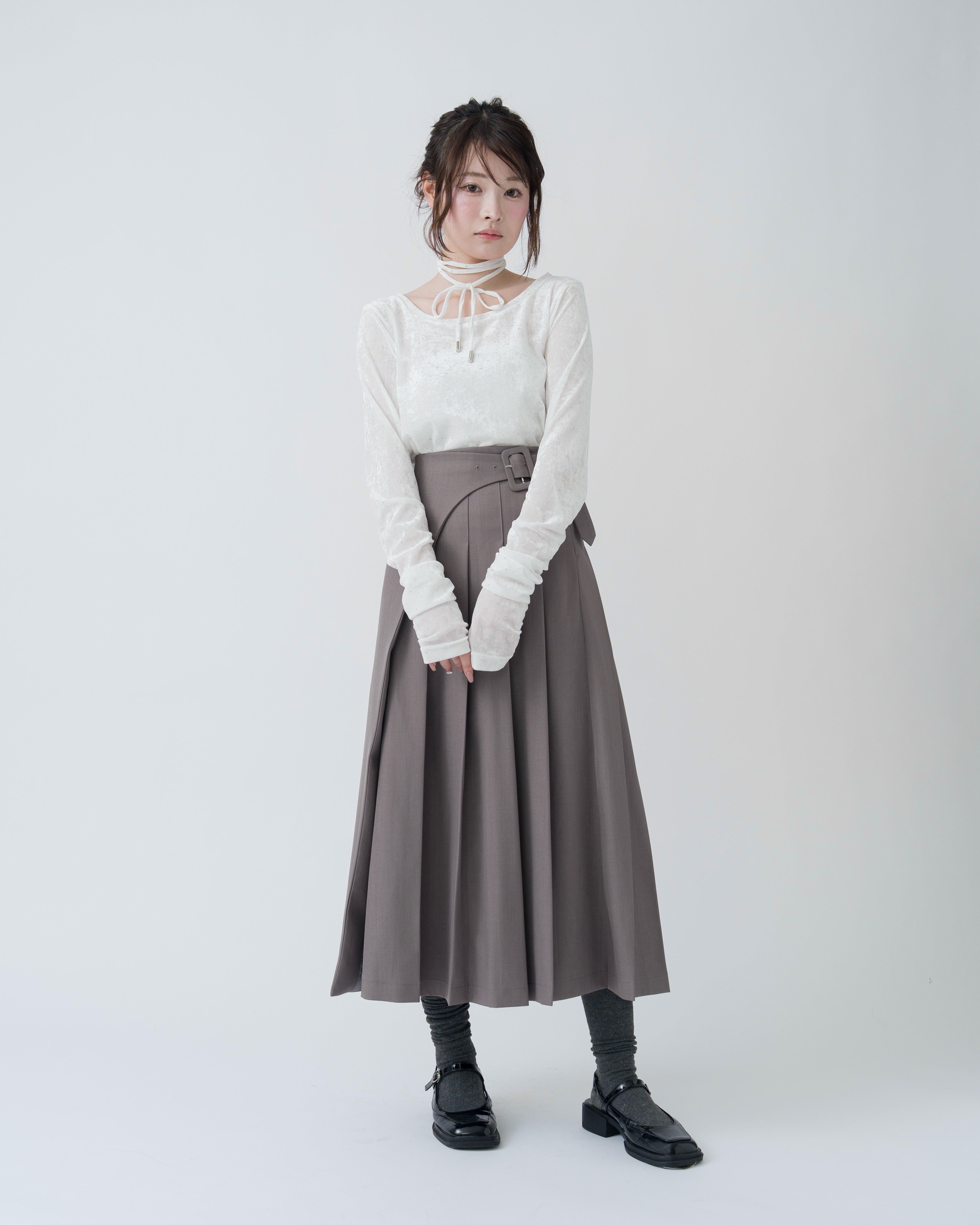 ビスチェプリーツスカートセットアップ