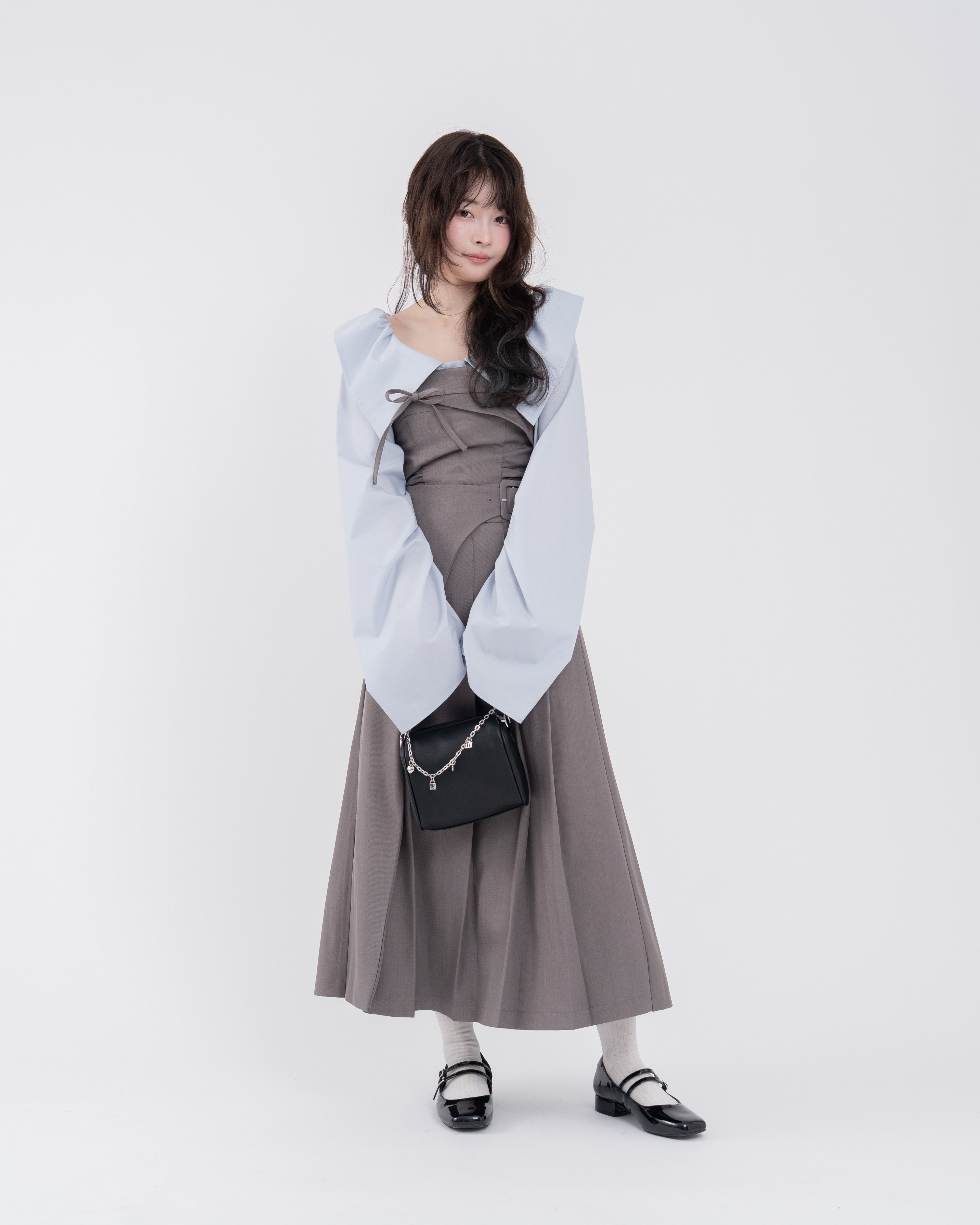ビスチェプリーツスカートセットアップ