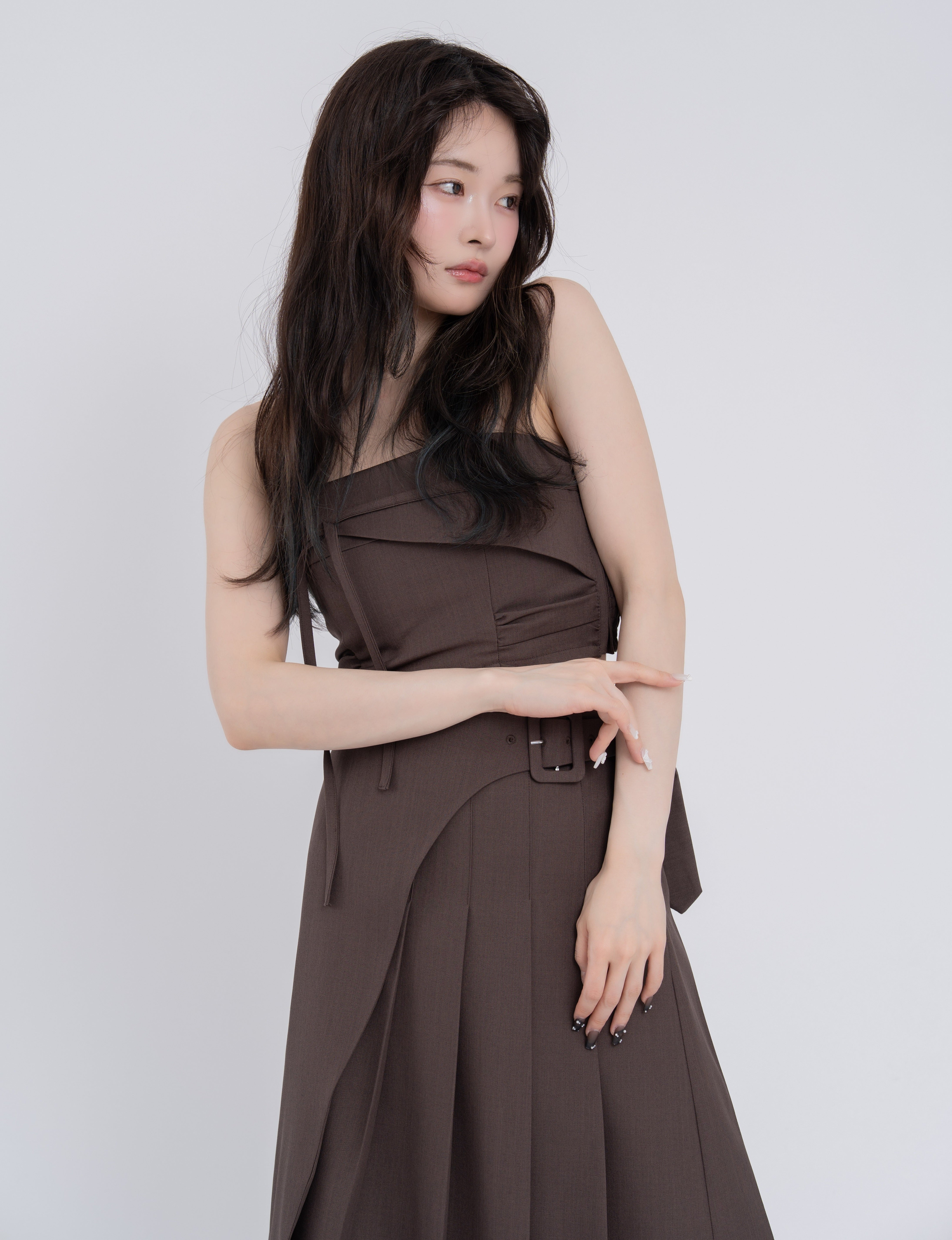 ビスチェプリーツスカートセットアップ