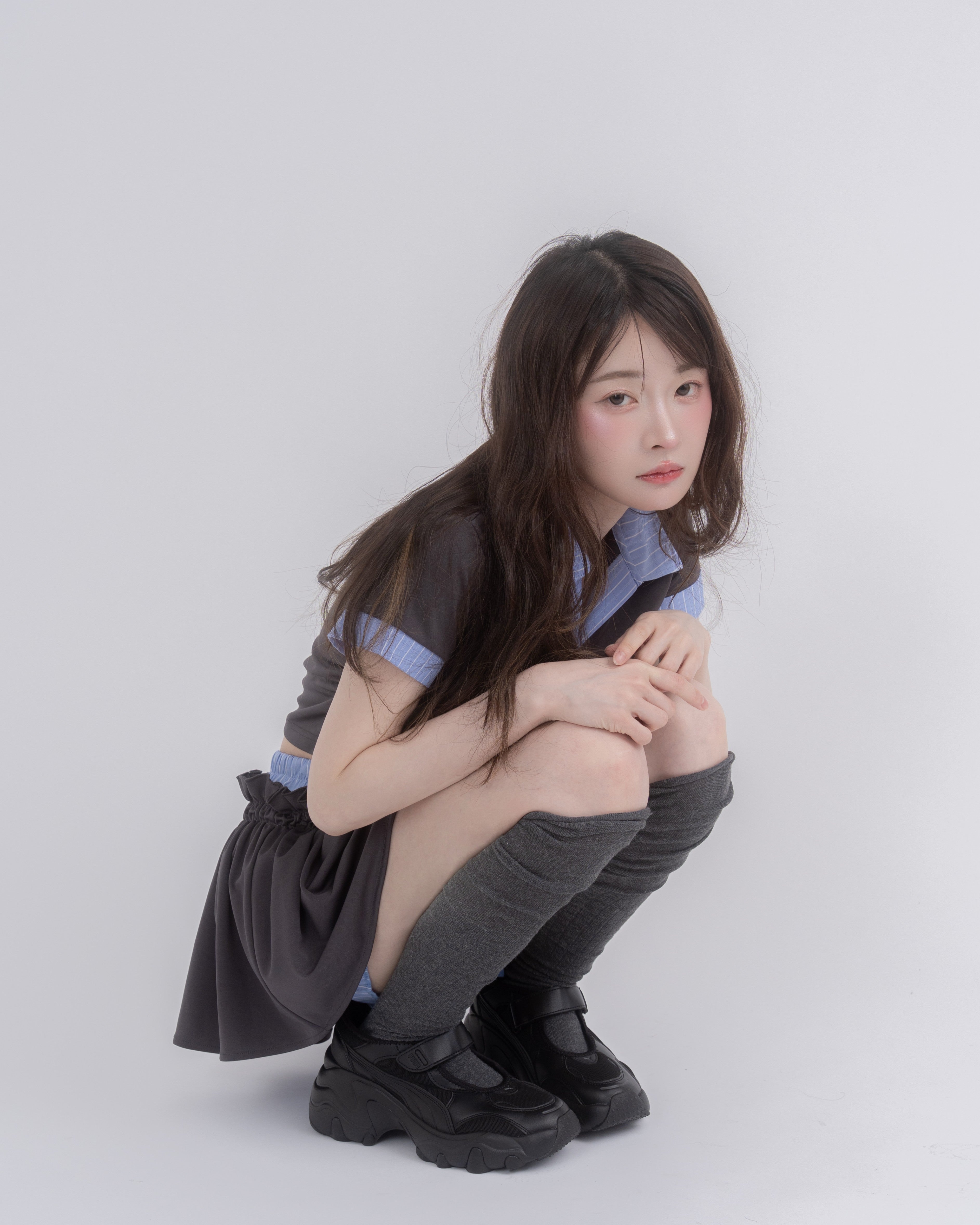 【予約】ダブルウエストスカート&ポロセットアップ