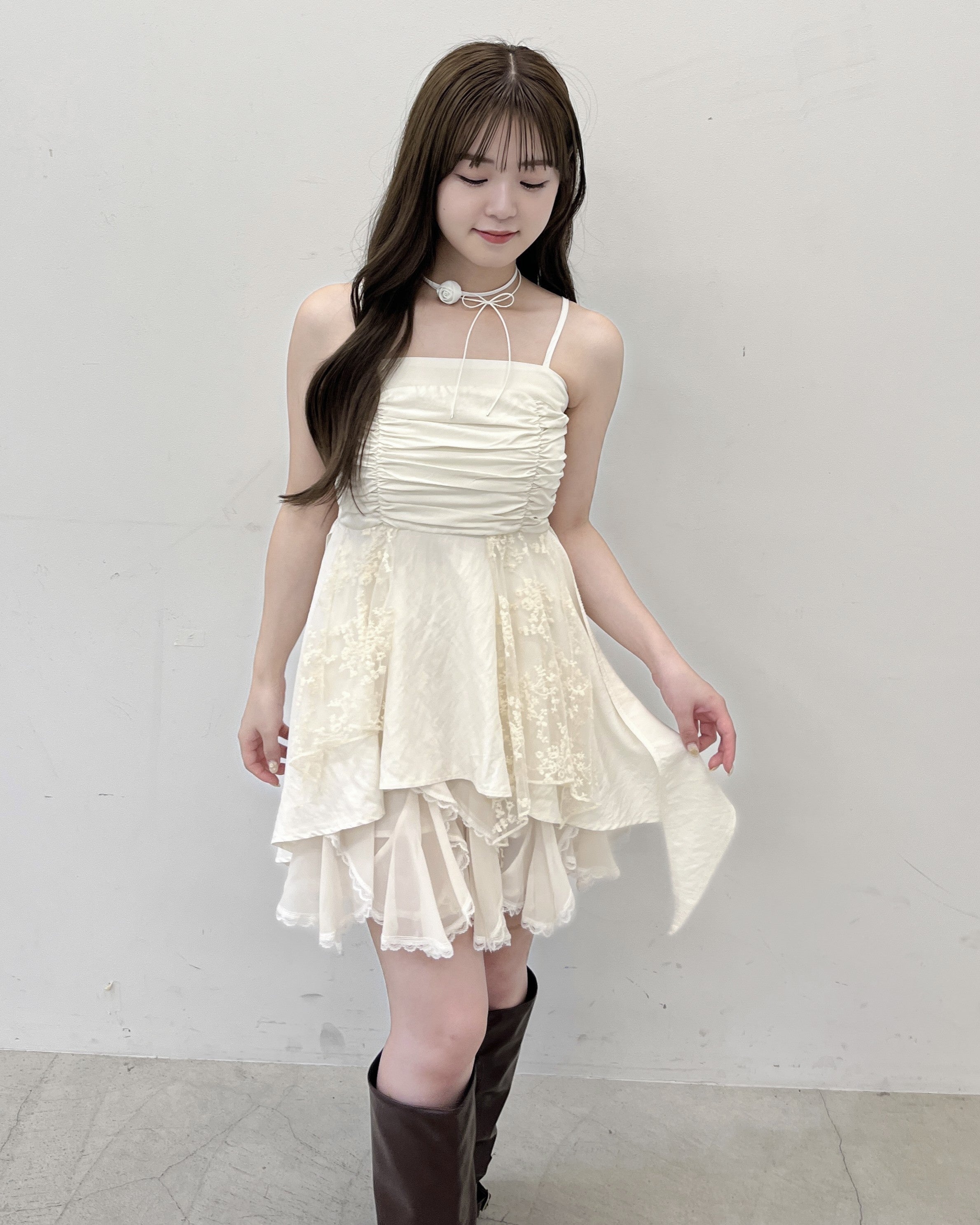 model:150cm/ライトベージュ