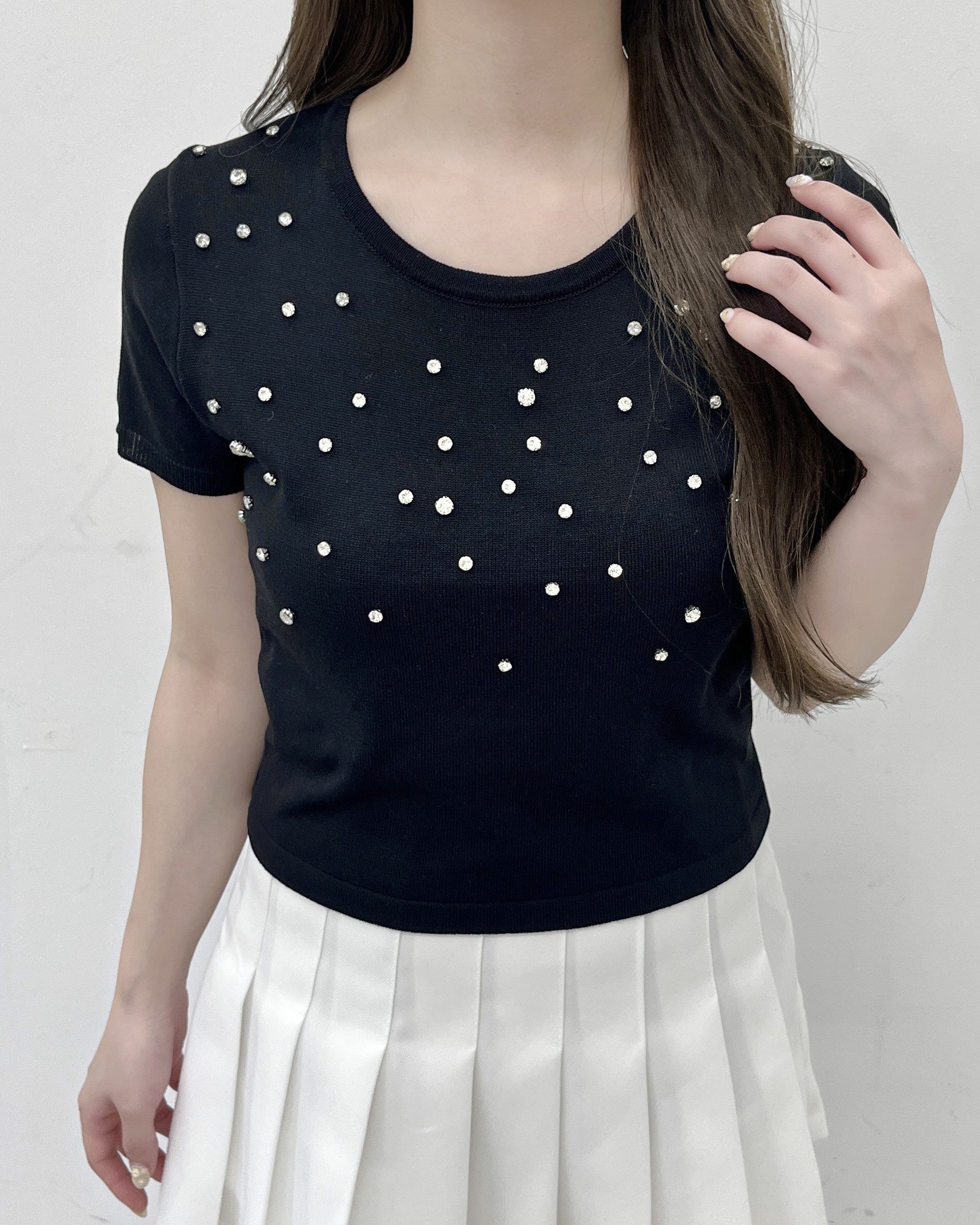 ビジュークロップドＴシャツ