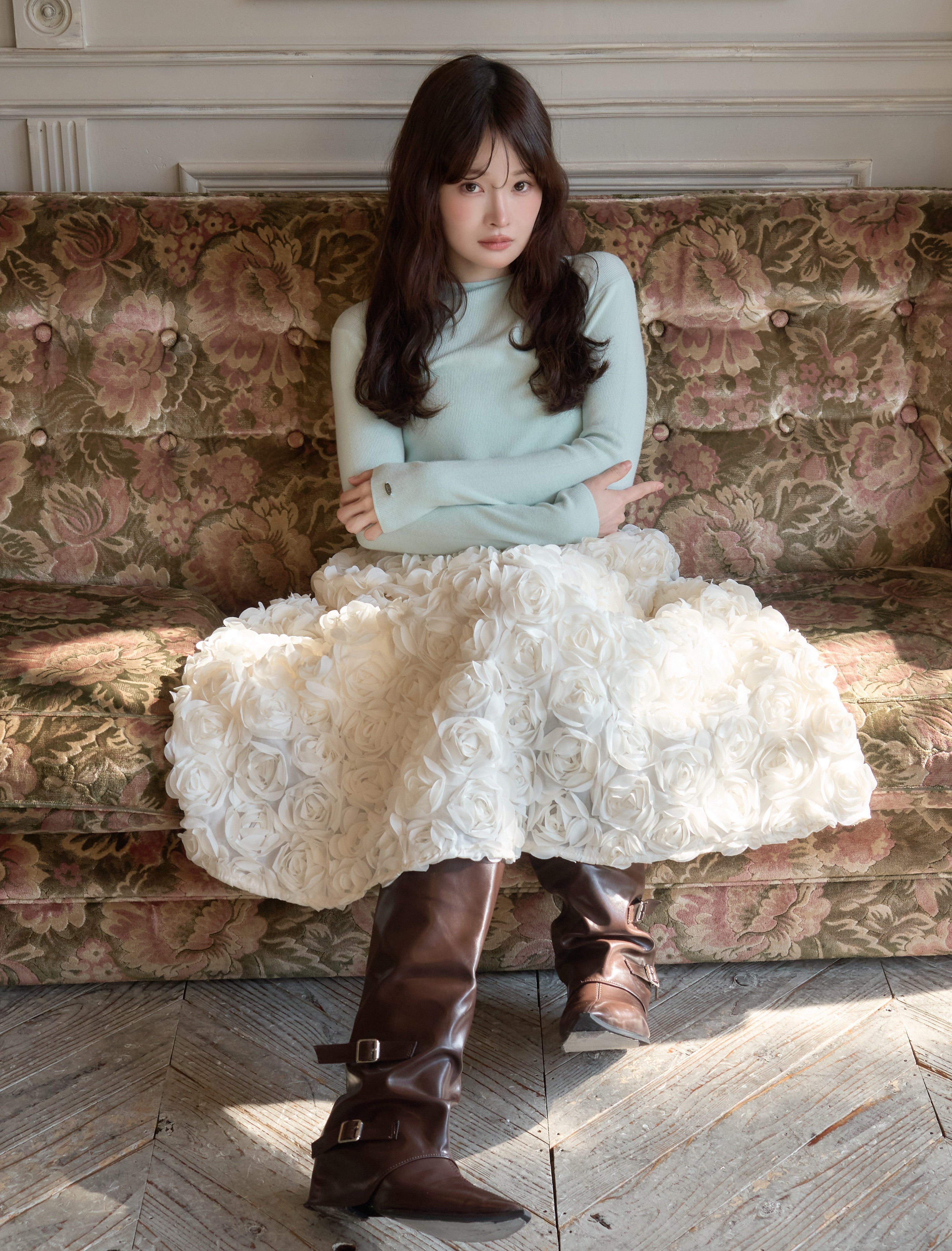 model:162cm/ミント