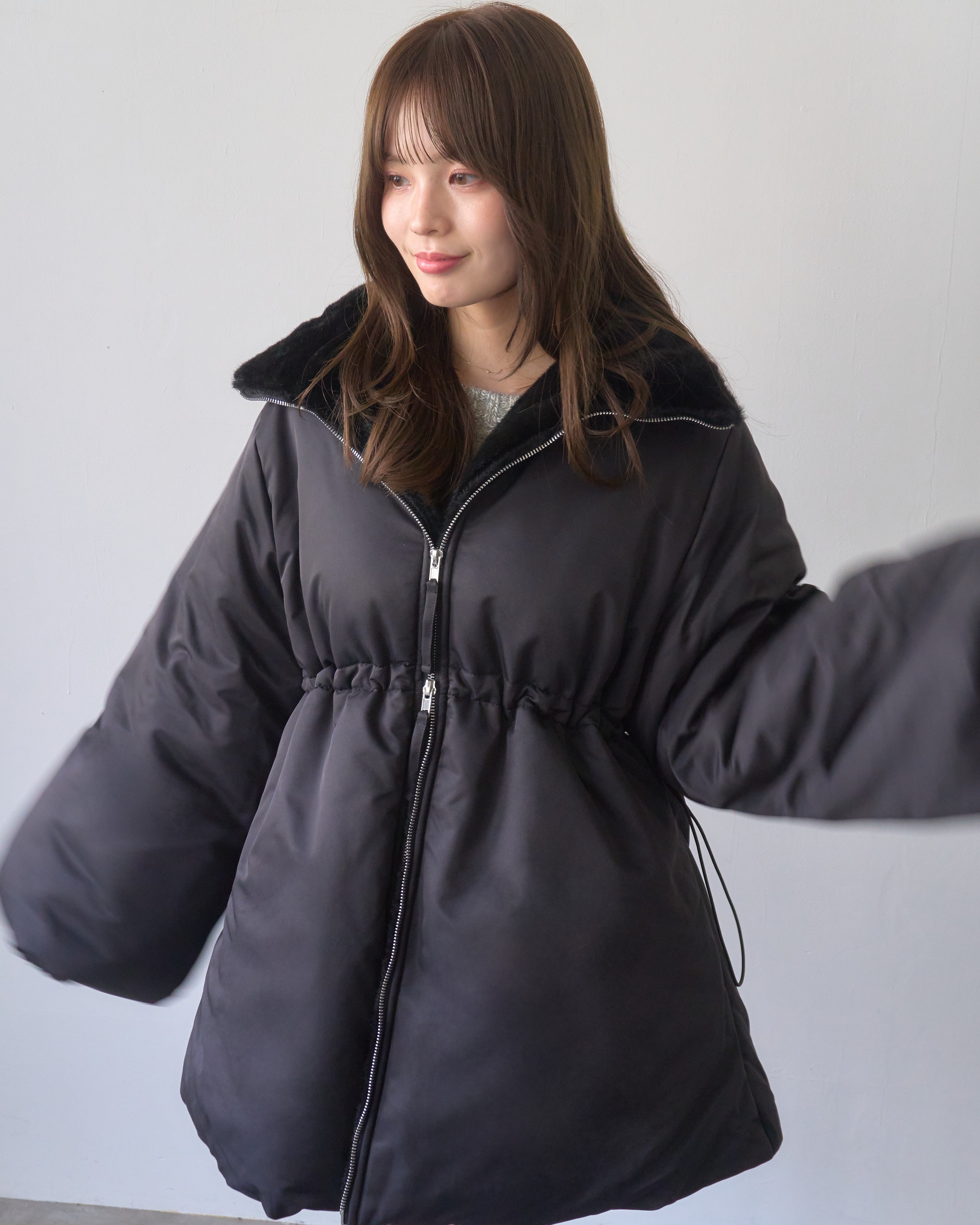 model:152cm/ブラック