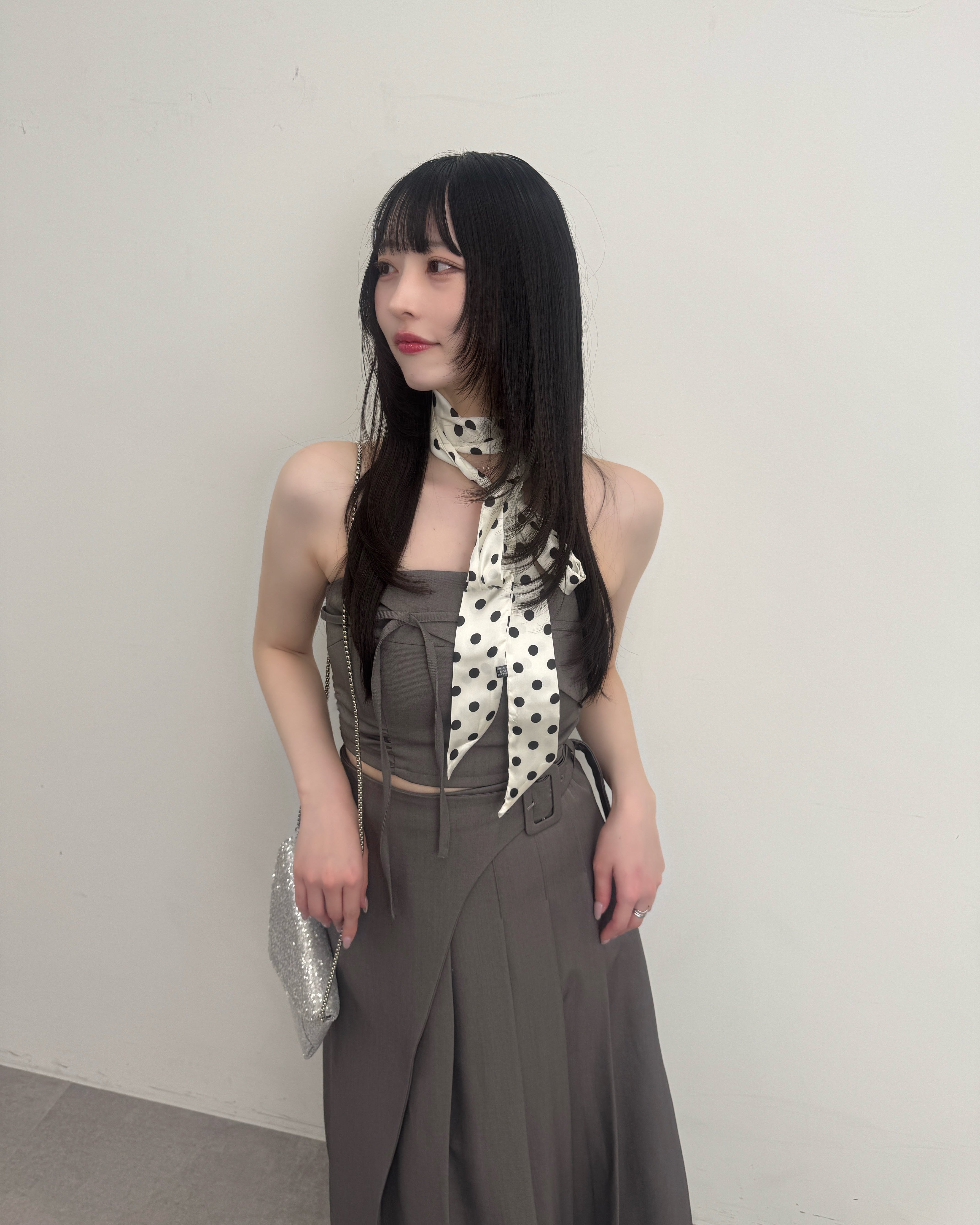 ビスチェプリーツスカートセットアップ