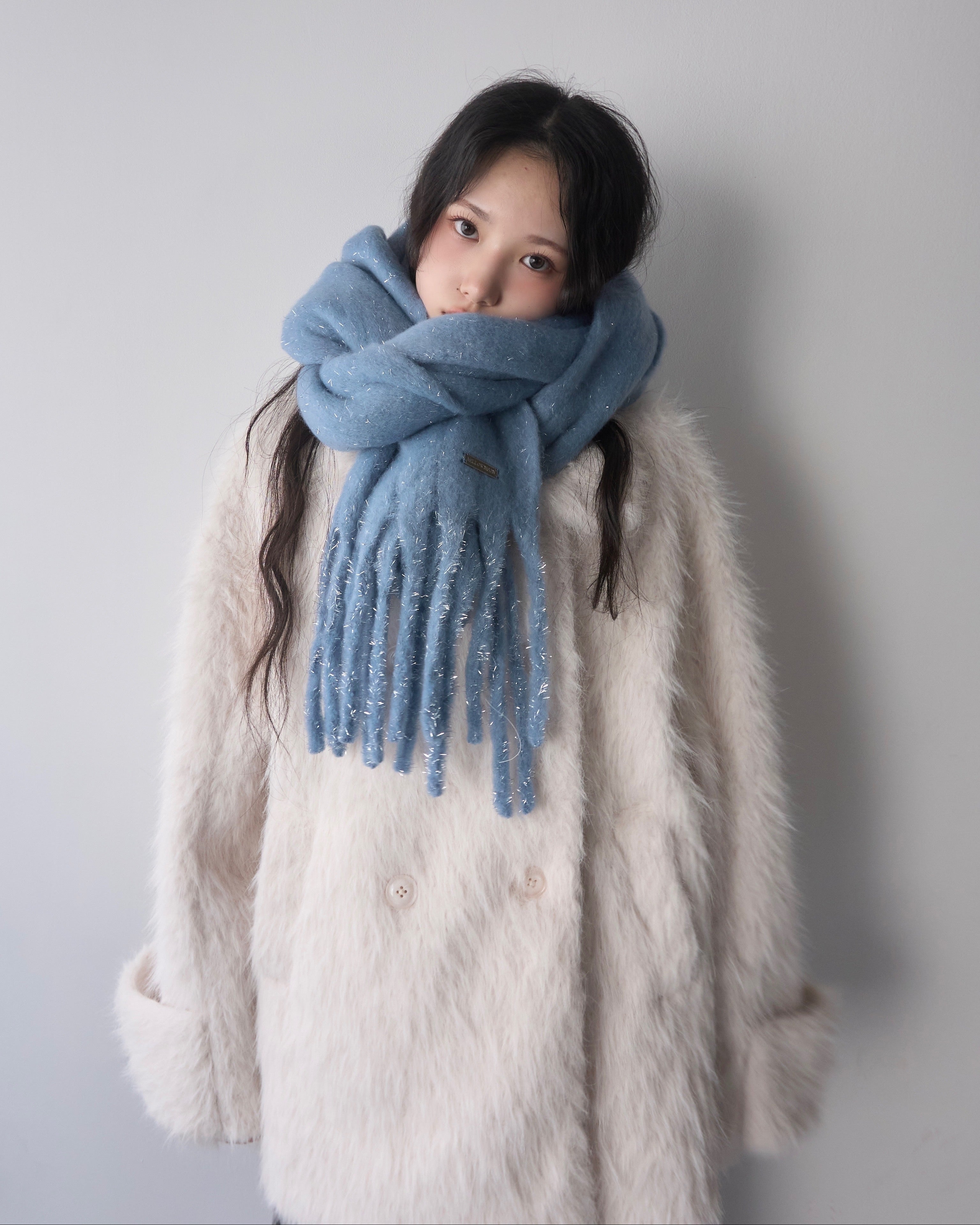 グリッターラメボリュームマフラー｜MELLOWNEON (メロウネオン) 公式サイト