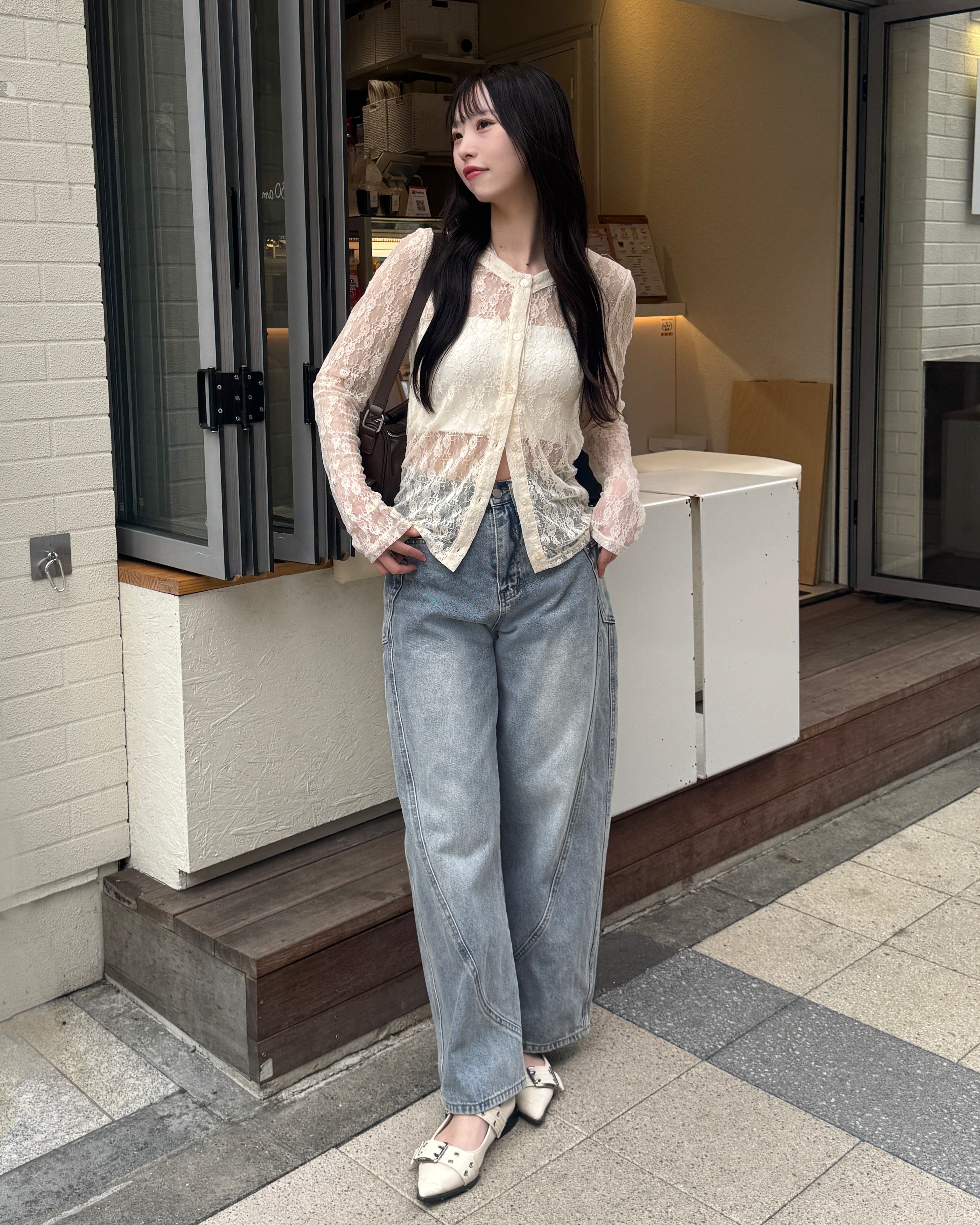 model:162cm/ライトブルーM