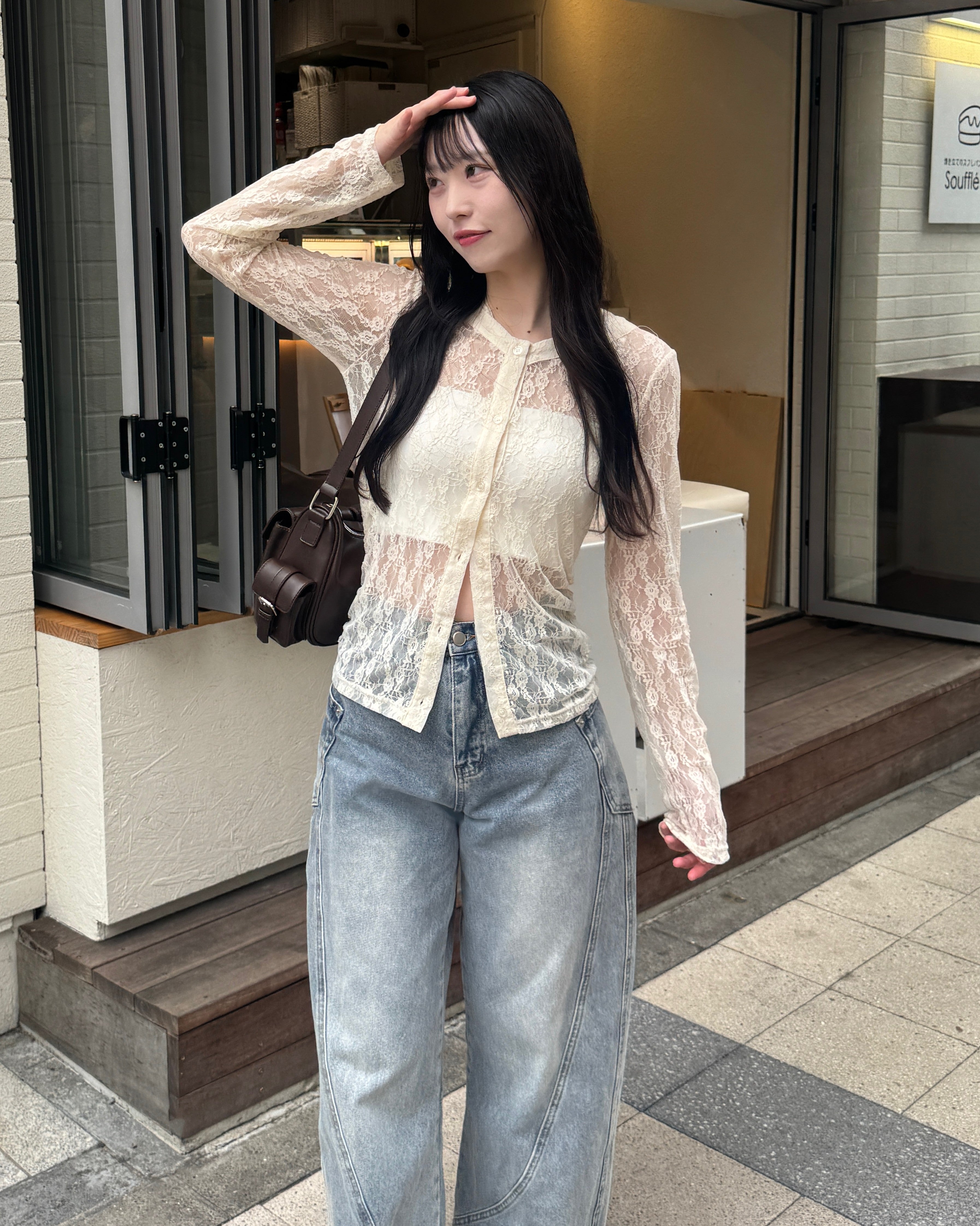 model:162cm/ライトブルーM